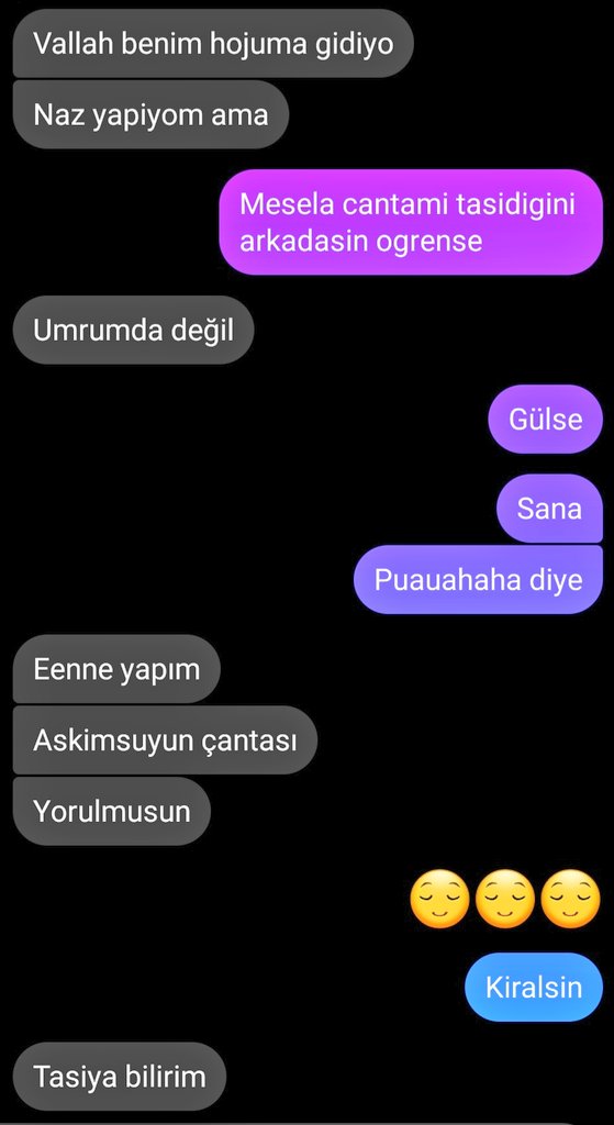 Benim mükemmel biii manitam var ya sizin?