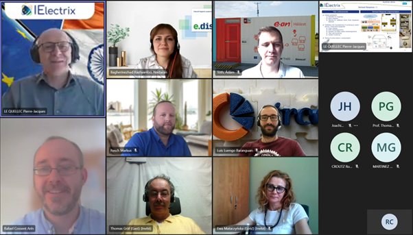 IElectrix_H2020 (@ielectrix_h2020) on Twitter photo Presentation of <a href="/Ielectrix_H2020/">IElectrix_H2020</a> first results & lessons learnt during the 2nd Advisory Board Meeting. Thanks 👏to the board members and the project partners for the interesting discussions🤝
#H2020 #SmartGrids #EnergyTransition #Replicability
<a href="/cinea_eu/">CINEA 🇪🇺</a> <a href="/EU_Commission/">European Commission</a> Presentation of <a href="/Ielectrix_H2020/">IElectrix_H2020</a> first results & lessons learnt during the 2nd Advisory Board Meeting. Thanks 👏to the board members and the project partners for the interesting discussions🤝
#H2020 #SmartGrids #EnergyTransition #Replicability
<a href="/cinea_eu/">CINEA 🇪🇺</a> <a href="/EU_Commission/">European Commission</a>