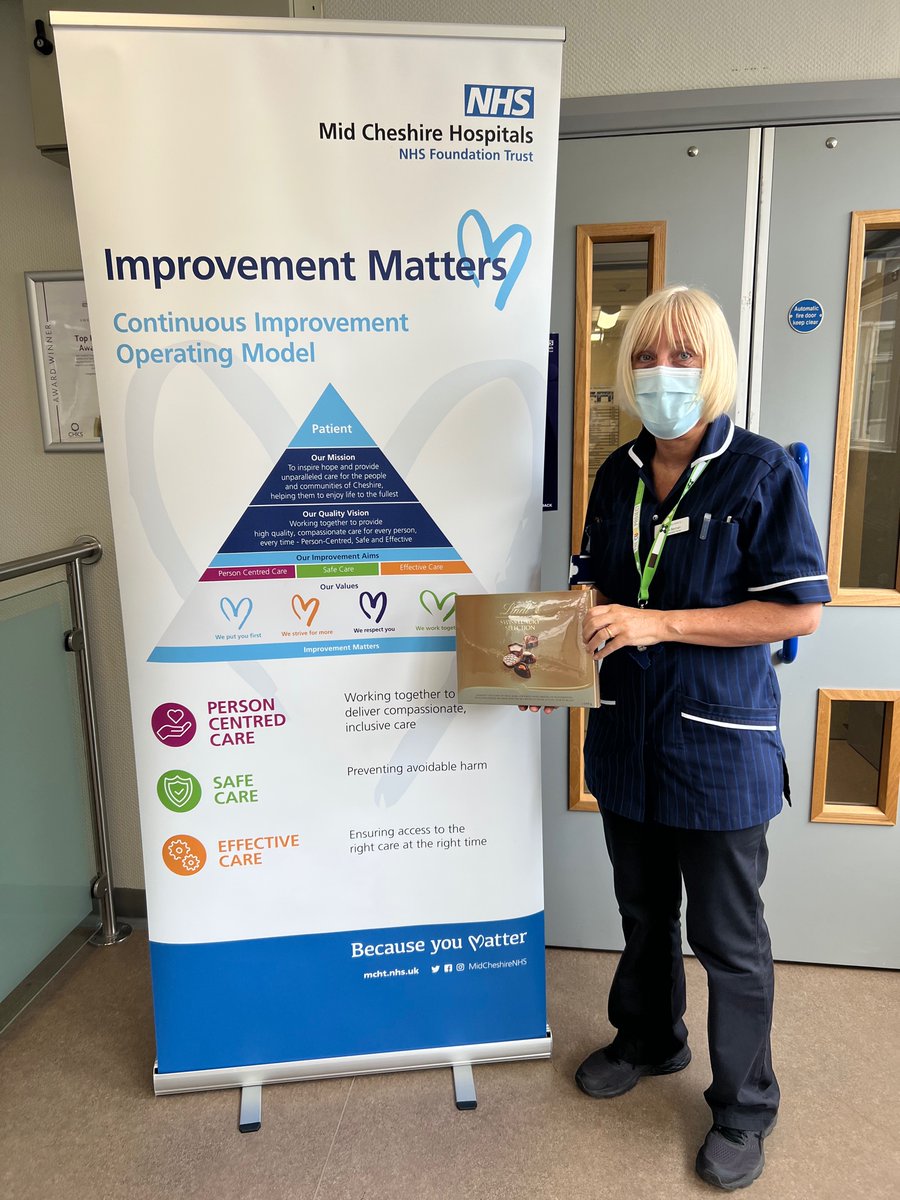Congratulations to Alyson Berman who has won our competition from our Improvement Matters Launch Day!