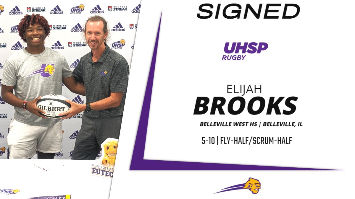 UHSPEutectics's tweet photo. UHSP Rugby has signed Elijah Brooks of Belleville, Ill., for 2022-23! #UHSPRugby #UHSPAthletics #WelcomeToUHSP @UHSPRugby @elijah.brookss
https://t.co/cVprrk2zjg https://t.co/qEYaa6zkAo