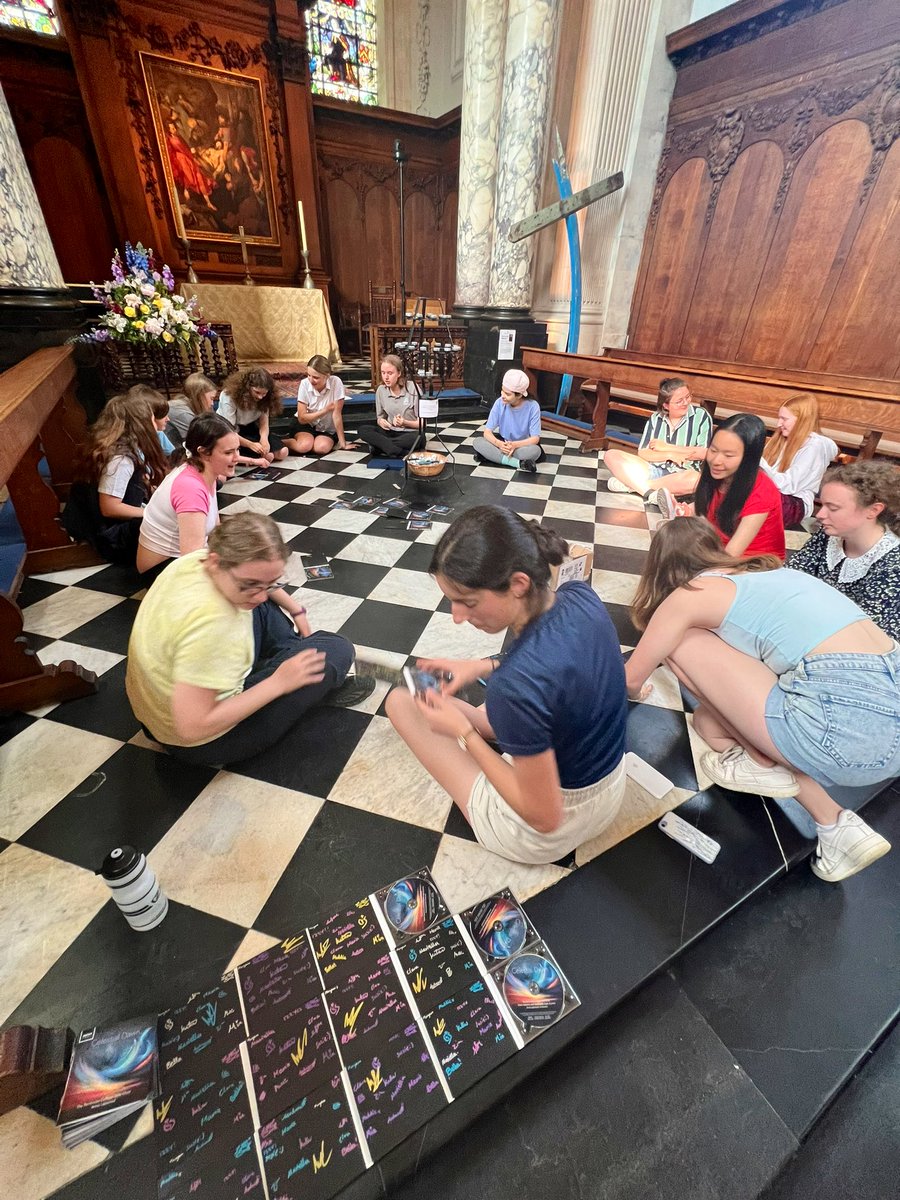 Woo!!! Celestial Dawn is out now!! So proud of this amazing group of young women, seen here excitedly signing CDs for the 1st time. Thank you to the girls for constantly reminding me of the power of music to transform, whether that’s transforming a mood, a day, or even a life. ❤️