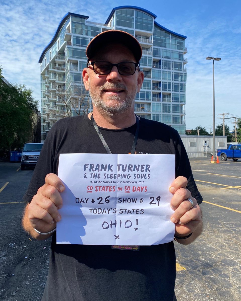 frankturner's tweet image. UH OH. Cleveland, @man_a_ger_nofx is IN THE HOUSE and wants to see you down the front for #punkindrublic - 8.10pm sharp onstage!
