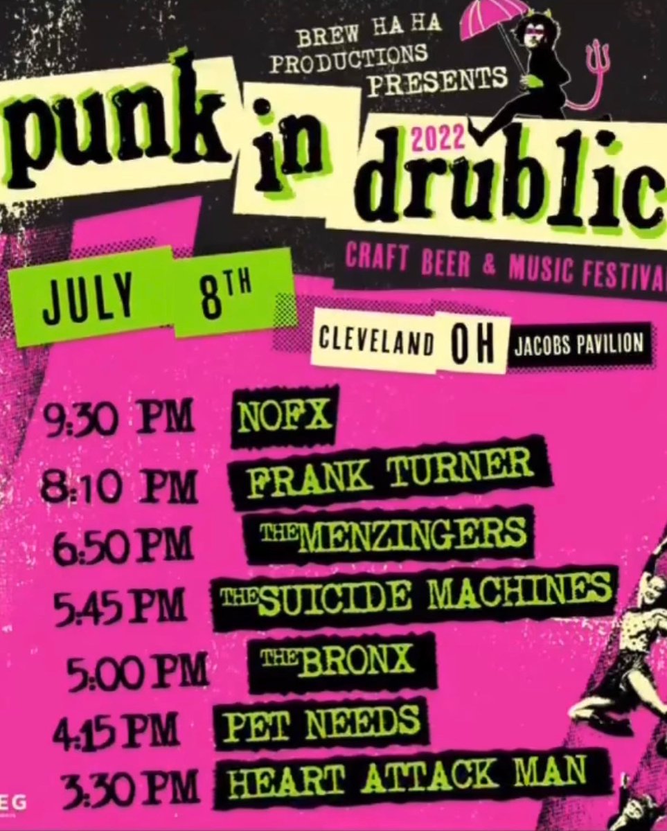 frankturner's tweet image. UH OH. Cleveland, @man_a_ger_nofx is IN THE HOUSE and wants to see you down the front for #punkindrublic - 8.10pm sharp onstage!