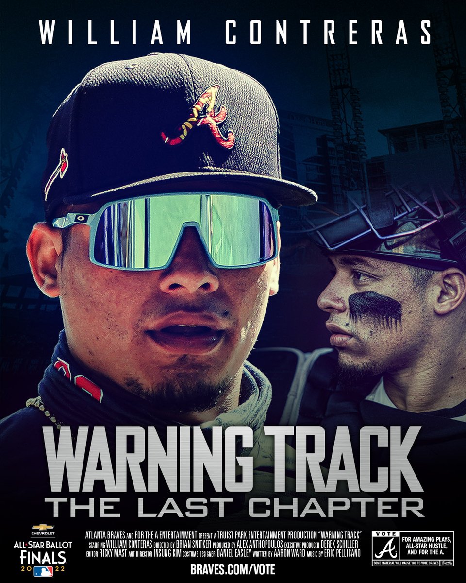 A made-up movie poster featuring William Contreras. 