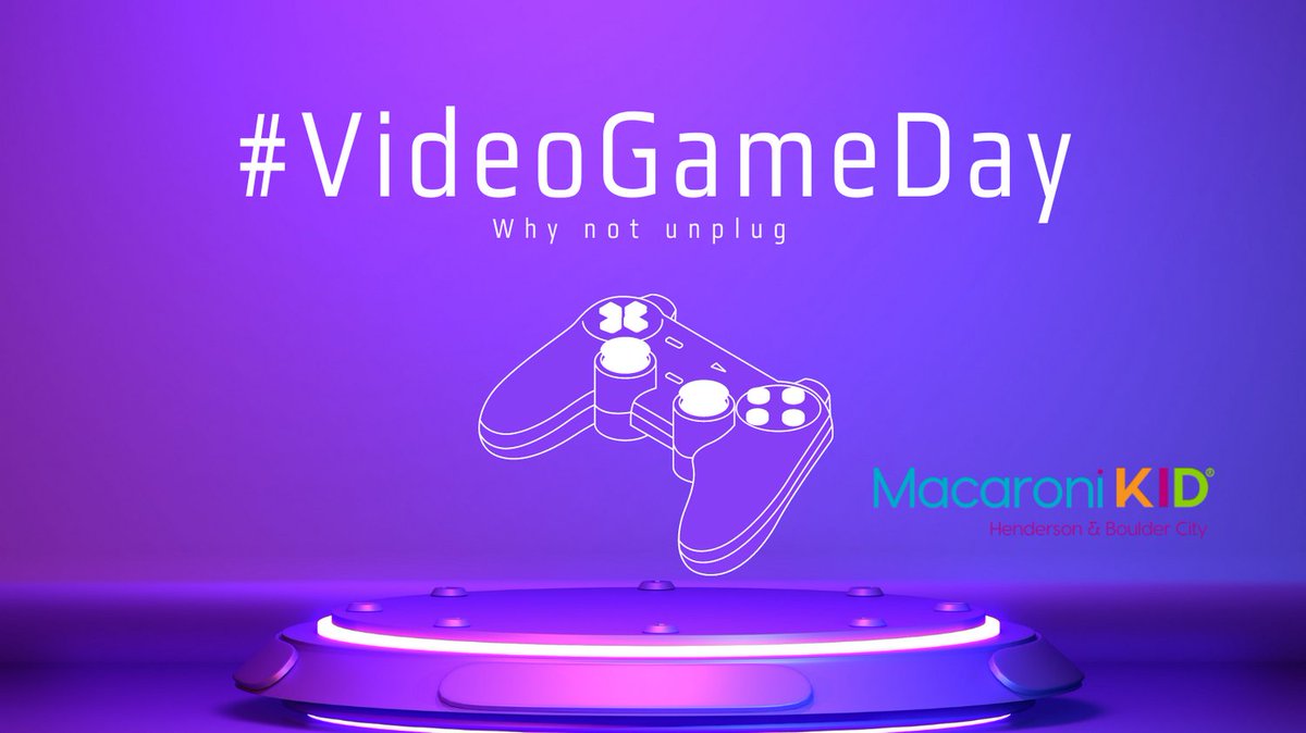 mackidhendersnv's tweet photo. 8
It’s #videogamesday, and SO many kids LOVE playing video games!
Unplug! 
 https://t.co/QTEgcgTYUY https://t.co/TE0rFt3tyY