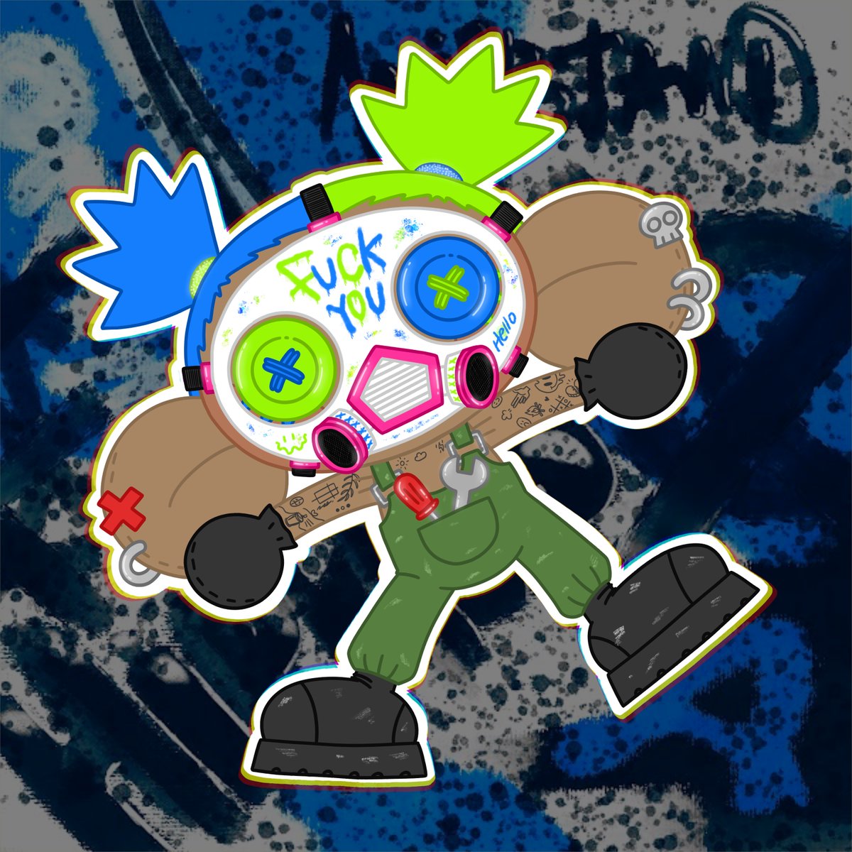 만능 재주꾼 요나는 못하는 게 없지요! 그림이면 그림, 기술이면 기술! 안해본 일이 없다고 말 할 수 있을 정도죠!!!사실 이 스트리트 요나는, 작가가 원하는 삶을 투영시킨 아이입니다.

저와 같이 자유로운 삶은 원하시는 분이 또 계실지 궁금해지네요~!!!

🔽오픈씨 주소
opensea.io/assets/klaytn/…