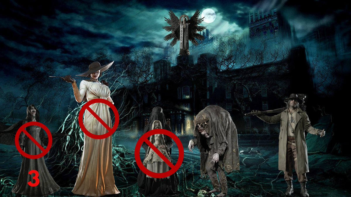 Kimisaru's tweet image. The 3 daughters dead :P The big lady and the Doll Donna XD

3 bosses to go XD

#residentevil #ResidentEvilVillage #bossdefeated #videogamebosses #REV #LadyDimitrescu