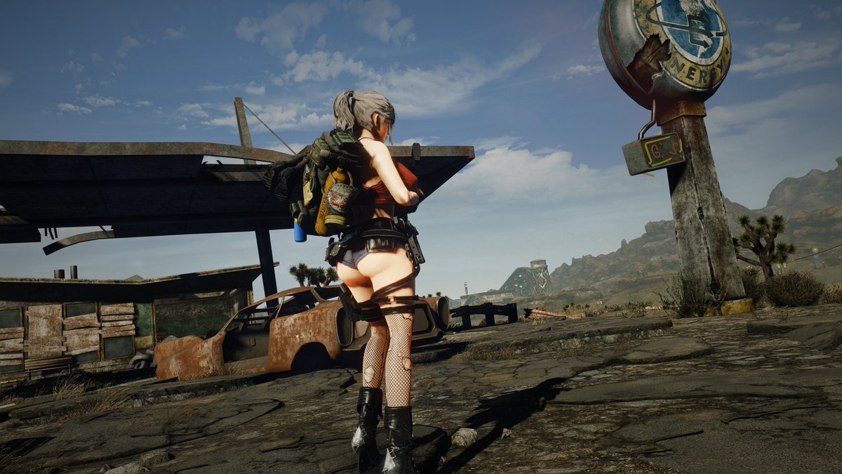 00Hibana's tweet photo. 今日はゲームしてる時間がなかったので昨日撮ったProject Mojaveの続きを🌵
#Fallout4 
#ProjectMojave https://t.co/p8ixsd2Xkl