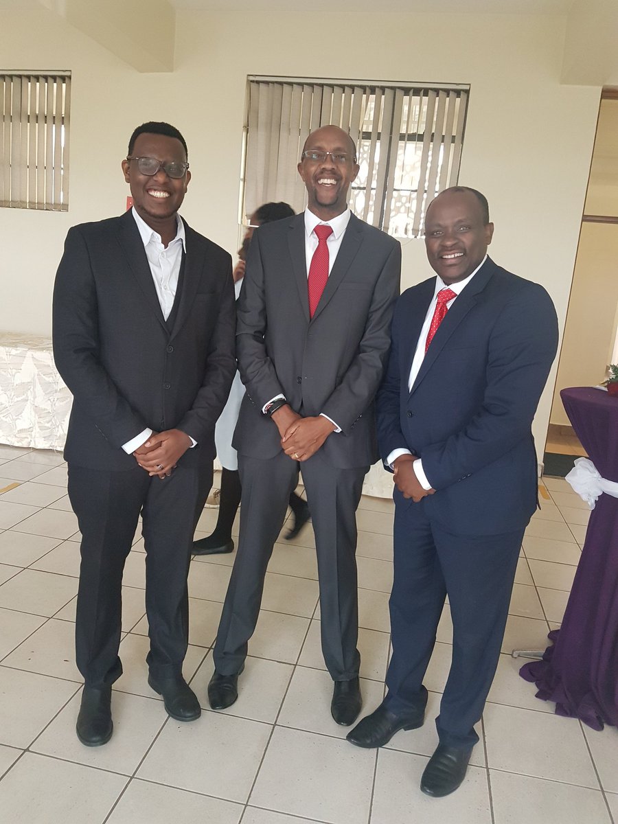 WMurithi's tweet photo. Honoured to be in the midst of greatness during the 6th Commencement. With Riara University VC @ProfRobertGateru and Guest Speaker @CEO #KENIA @DrOmwansa 
#BeyondTenacity #RUClassof2022 https://t.co/qxGUVMmfr0