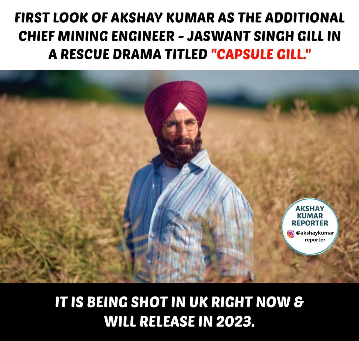 Capsule Gill Shooting Begins..
.
#AkshayKumar #CapsuleGill