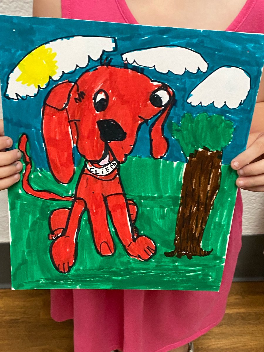 TBatSPS's tweet image. To celebrate @DrGrenitaLathan summer reading challenge, @SunshineBees welcome Clifford the Big Red Dog. During #SPSExplore, students focused on reading, good attendance &amp;amp; positive behavior. @officialSPS