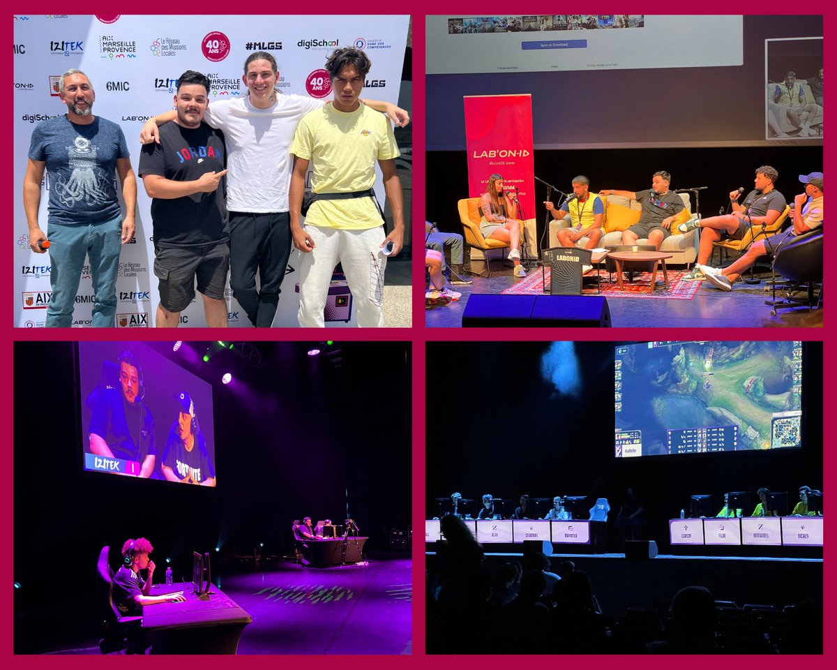 MLEstEtangBerre's tweet photo. 🎮La ML GAME SHOW - LE 4 ET LE 5 JUILLET🎮
C'était✨𝐆-𝐄́-𝐍-𝐈-𝐀-𝐋 !✨...tout commence à peine...🤩
Avec #Labonid d'autres #évènements DE MALADES vont arriver !! 😆😆
#leagueoflegends #fortnite #twitchfr #mlgs #mces #izidream #event #aixenprovence #6mic https://t.co/49PNFiRgTw