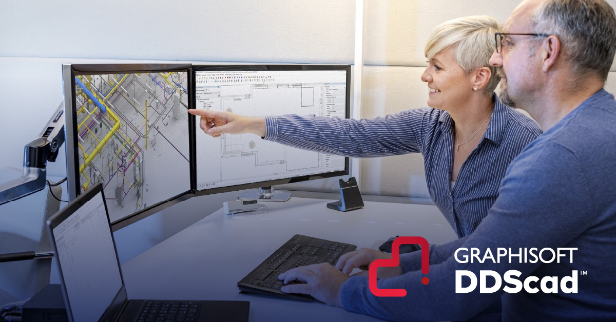 The DDScad integration has brought full MEP functionalities to the Graphisoft product suite! Walk through a full demo of the features and capabilities of the latest offering at the free Graphisoft release event on July 14th.  okt.to/VdWcNz