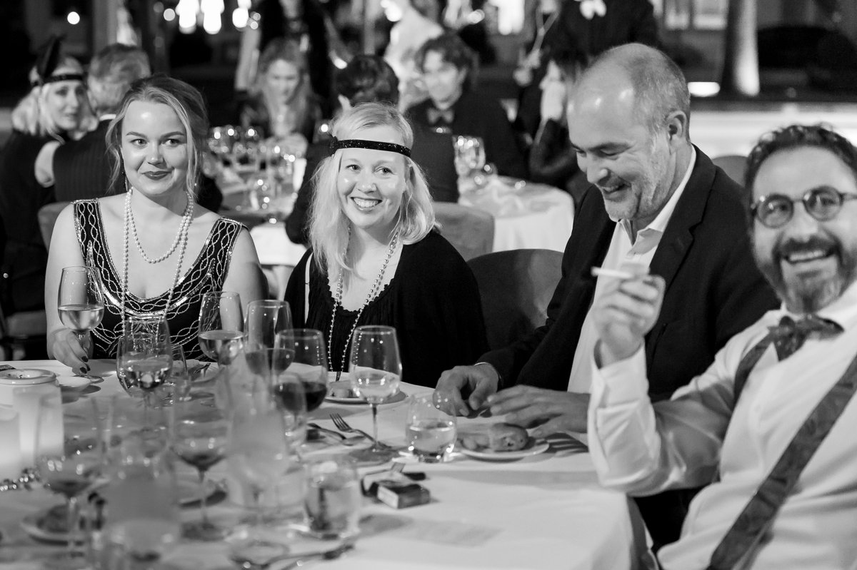 HotecEvents's tweet photo. #FlashbackFriday to the roaring twenties farewell reception & dinner at #HotecEU 2021! Attendees enjoyed a night full of cocktails, delicious food & dancing. Feeling the FOMO? Apply today to join us at #HotecEMEA 2022, 21-24 September in Portugal. Go to https://t.co/1RBFGrznii. https://t.co/ceDFkj136K