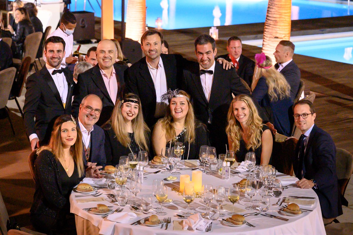 HotecEvents's tweet photo. #FlashbackFriday to the roaring twenties farewell reception & dinner at #HotecEU 2021! Attendees enjoyed a night full of cocktails, delicious food & dancing. Feeling the FOMO? Apply today to join us at #HotecEMEA 2022, 21-24 September in Portugal. Go to https://t.co/1RBFGrznii. https://t.co/ceDFkj136K