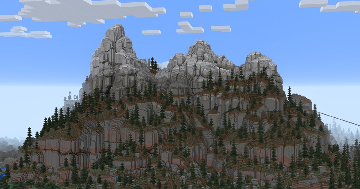Snowy mountain biome I did for the last <a href="/StarfishStudios/">Starfish Studios</a> project.
#Minecraft #minecraft建築コミュ