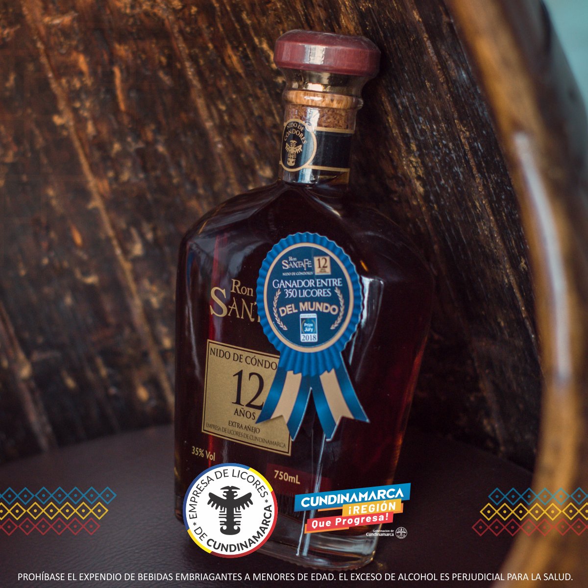 OficialELC's tweet photo. #DatosELC👩💼| Llegó el #viernes para compartir un delicioso🥃#RonSantaFe #12años #NidoDeCóndores
🔸35 grados de alcohol 😊
🔸Aroma amaderado y maduro 🥳
🔸Sabor a chocolate y tabaco 🤩
🔸Experiencia romántica y suave 😍
#SomosLaELC #RonSantaFe
#Cundinamarca #RegiónQueProgresa https://t.co/m68NzKnncj