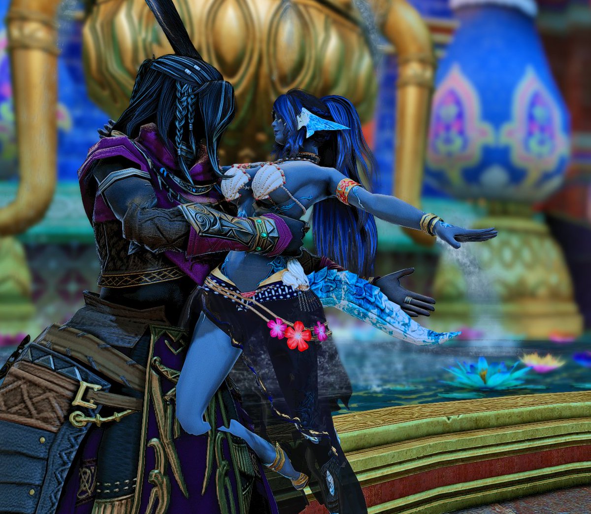 AltsBees's tweet photo. Kanan and Melisaeise out dancin. 🪸

#GPOSERS 
(Kanan belongs to @_mkmage 💙) https://t.co/fOjX2SJS8D