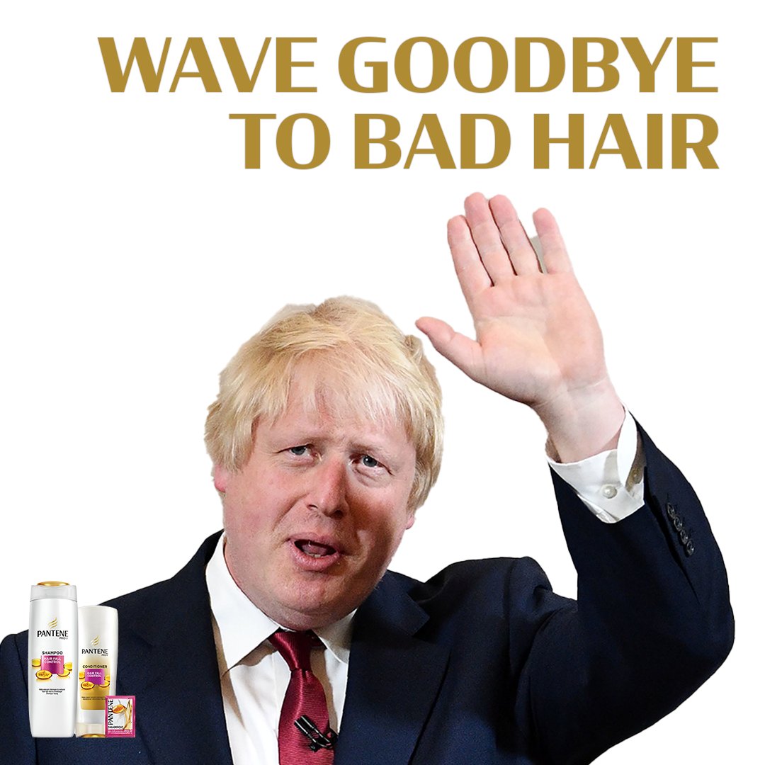 sca2_0's tweet photo. Its been a rollercoaster of a few years, but at least we can finally wave goodbye 👋🏼

#TopicalAd from @eisen_elizabeth and @_shonareilly for @PanteneUK 

#Borisresigns #BorisJohnson https://t.co/uUv49mpV7g