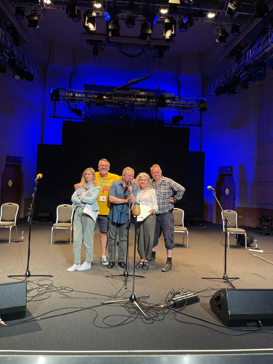 BBCStudiosAudio's tweet photo. A busy week for the Dead Ringers team!  Phwarrr!  Starting in half an hour on @BBCRadio4 
featuring @hubabakanda @jonculshaw @lewismacleod @DebraStephenson
and @thatjanravens https://t.co/Z7MOdLViGw