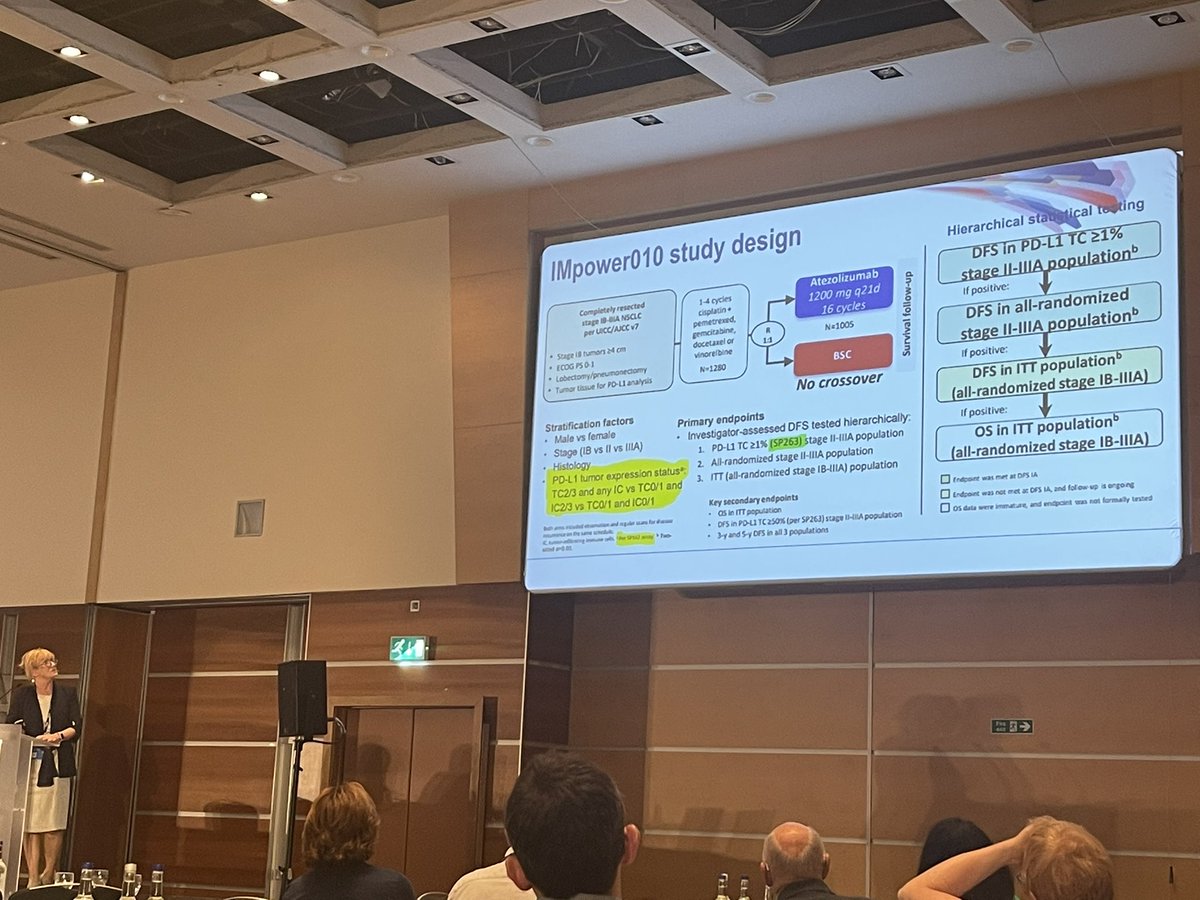 FayeC_RN's tweet photo. A great intro from @fifimcdrmh &amp; presentation by @drMaryOBr  - #immunotherapy : who &amp; who not? 
‘A little chemo does a lot’ 🫁 #BTOGSummerMeeting @BTOGORG @LungCancerESTH @claireewells @LCN_UK https://t.co/7QnShVhLpQ