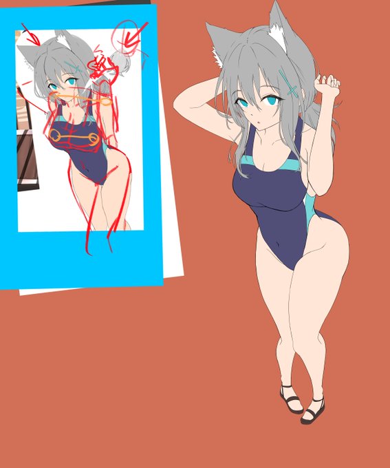 描いてはいるんですよ 