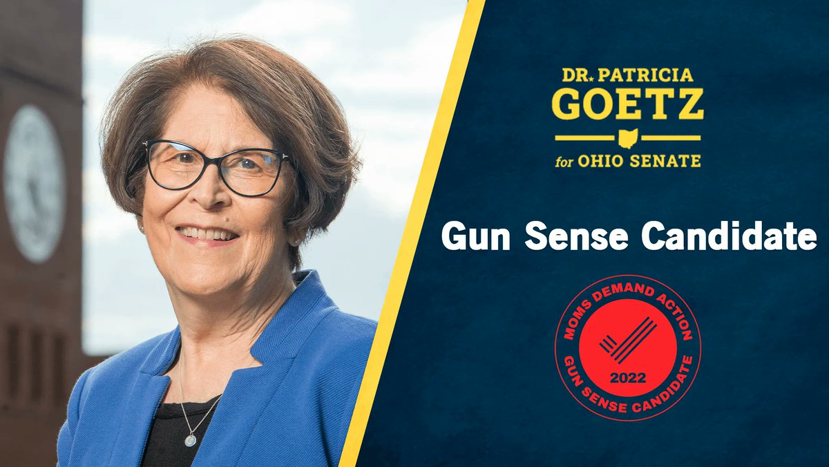 ElectDrGoetz's tweet photo. I’m honored to receive the 2022 Moms Demand Action Gun Sense Candidate distinction. As your State Senator, I will proudly support common-sense gun safety. We must keep pushing every day for common-sense gun laws that will prevent more mass shootings and loss of life. https://t.co/sAuyPjuSPc