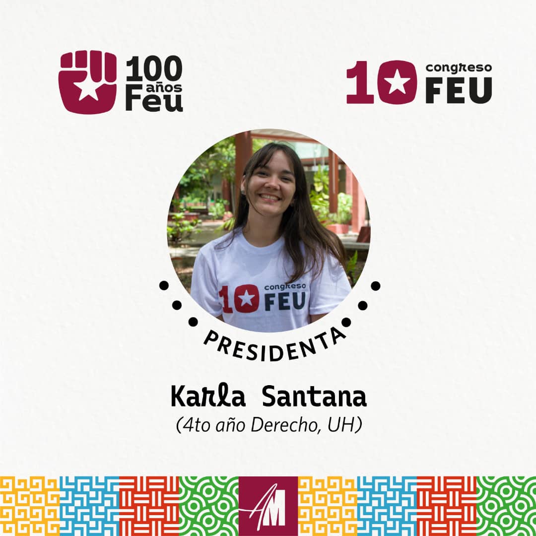 ❤✊🇨🇺 ¿Quiénes integran el nuevo Secretariado Nacional de la <a href="/FeuCuba/">FEU de Cuba</a>? 
🧐🙌🤩 #AM te invita a conocer a las muchachas y muchachos que tendrán la misión de liderar la tropa en el año del centenario y del #XCongresoFEU. 

Sigue nuestro hilo 👇 😉 
#Revolucionando #FEUDeCuba