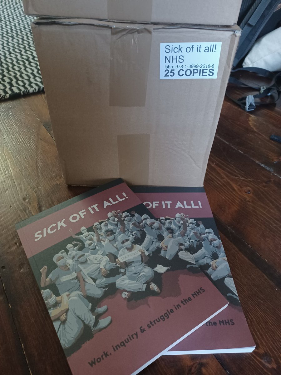 Hot from the press, carrying shit through hot London town: 'Sick of it all! - Work, Inquiry and Struggle in the NHS', in collaboration with <a href="/Anarcommunists/">Anarchist Communist Group</a> - circulated by comrades from <a href="/PMPressUK/">PM Press, UK</a>
eventbrite.co.uk/e/sick-of-it-a…