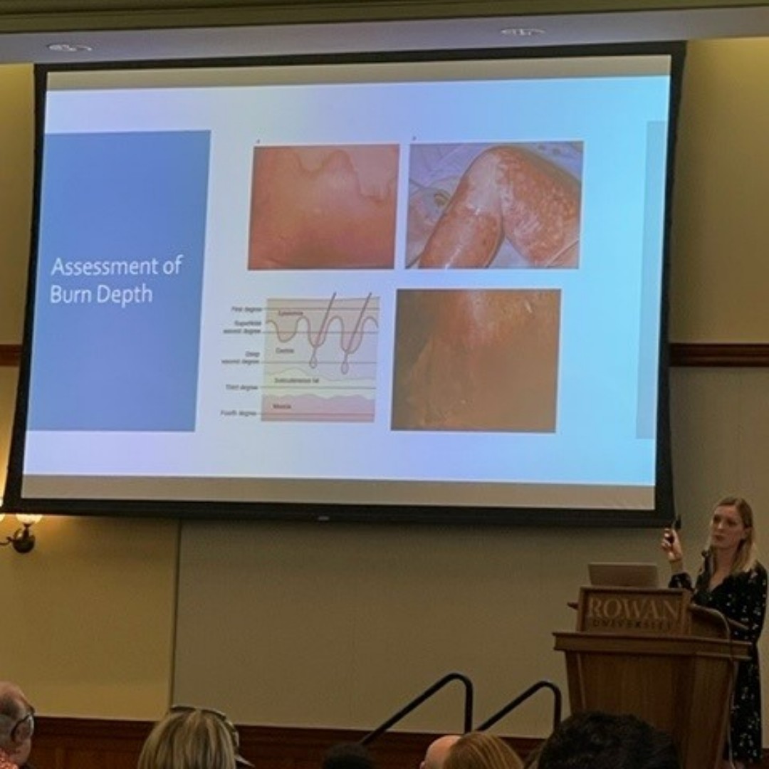 CrozerHealth's tweet photo. #FGF Doctors Danielle L. Hashmi, D.O., M.S., Karen Greenberg, D.O., and Erol Veznedaroglu, M.D. presented at the Gloucester County EMS &amp; Rowan University EMS Clinical Education Symposium 2022 held in June. 

#CrozerHealth #FeelGoodFriday #BeWellDoGood https://t.co/e3hoKAWmrc
