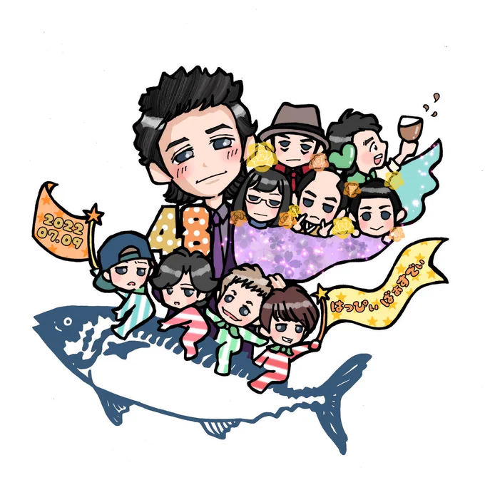 つよぽんお誕生日おめでとうございます。
#草彅剛48回目誕生祭_0709 