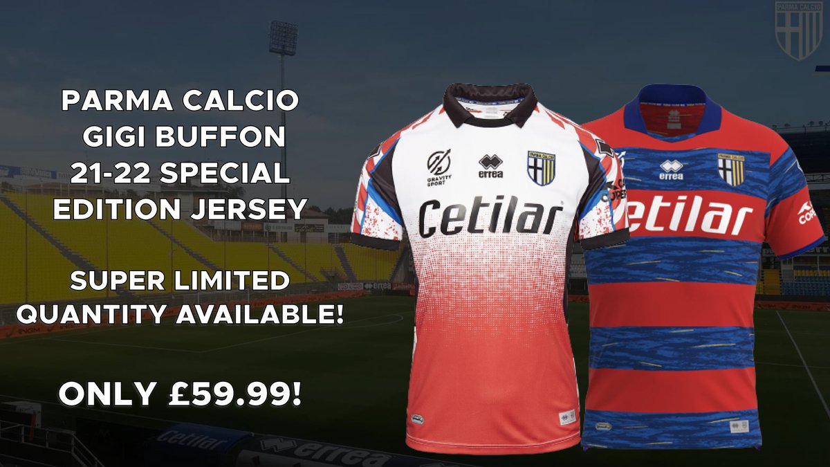 🔥NOW LIVE🔥
These two amazing special edition Parma Calcio Buffon jersey are now available for only £59.99!

What are you waiting for?? Limited qty available, get yours today here -> footycrate.com/collections/sp…