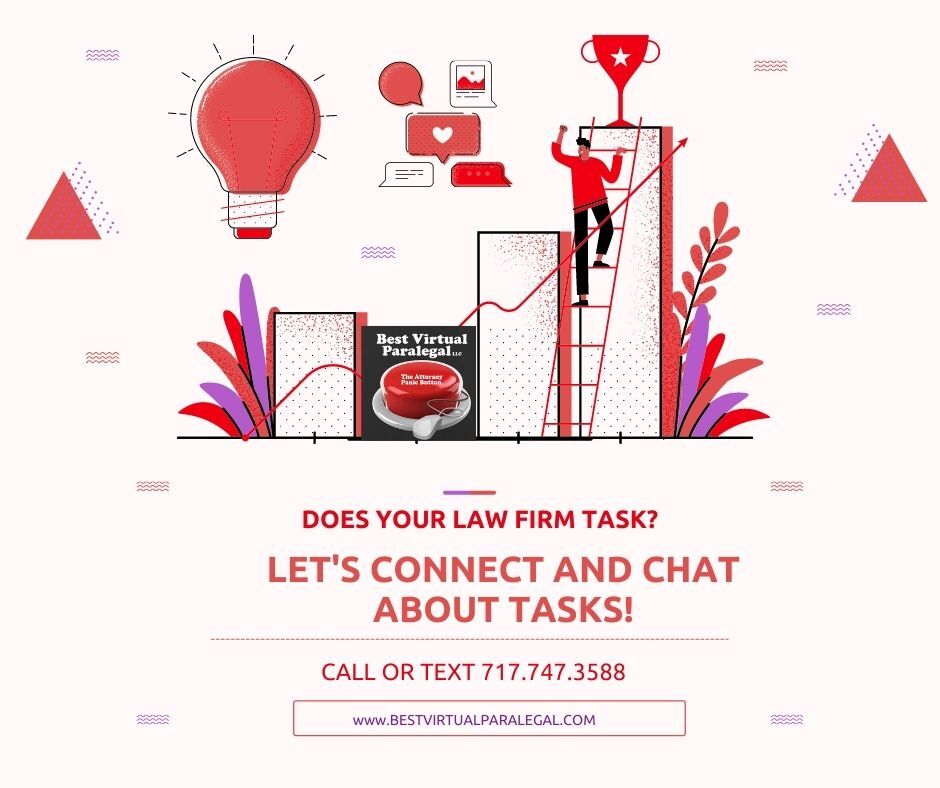 BVParalegal's tweet image. We cannot lie 🤥 Best Virtual Paralegal loves tasking! #tasking #lawfirmtasking #taskmasters #attorneyproblems