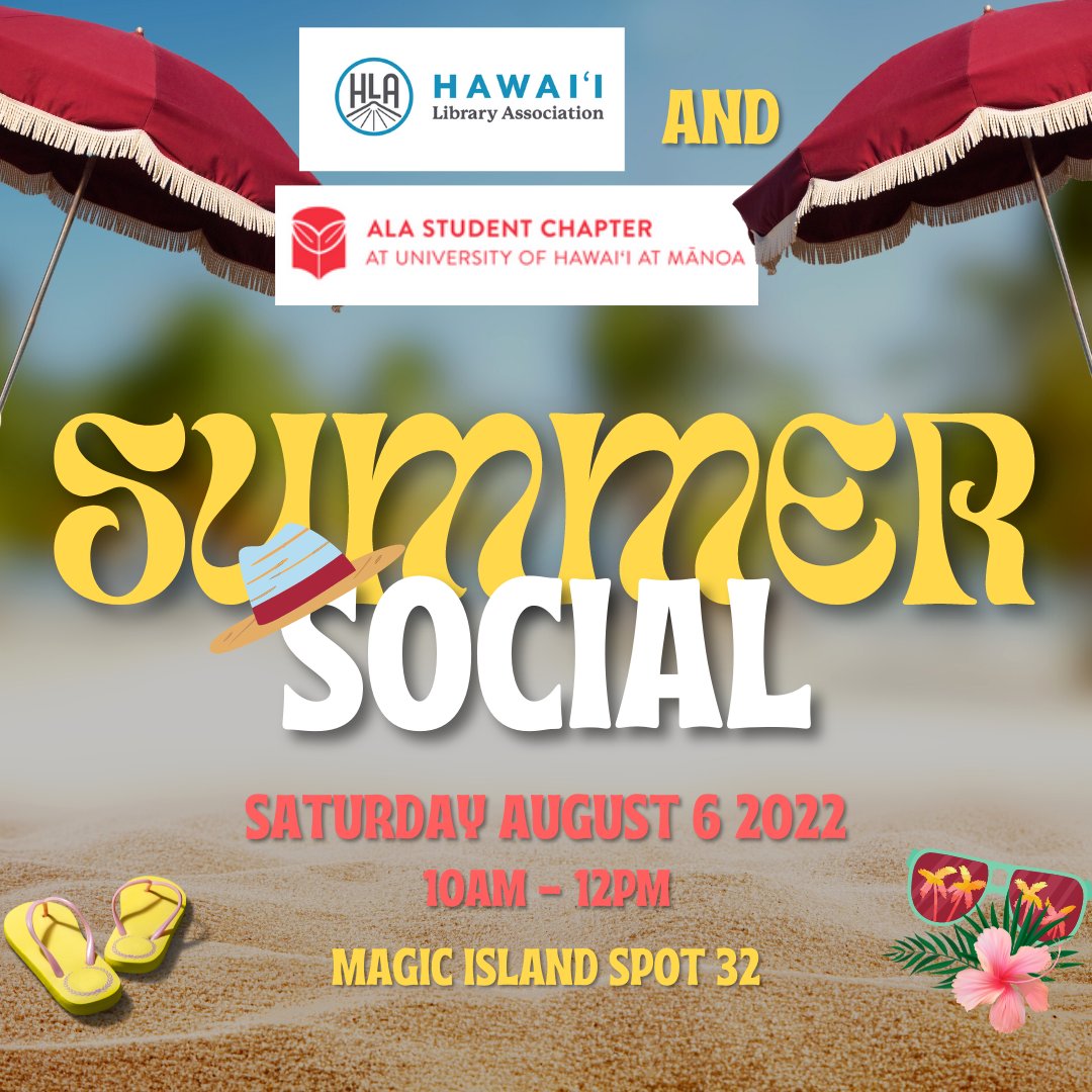 HawaiiLibAssoc's tweet photo. Get your beach on! RSVP by August 1st at https://t.co/dTCsgYqKwc https://t.co/kLtVRmI7HW