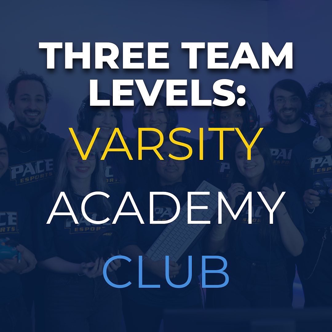 PaceUEsports's tweet photo. We are about 5️⃣ weeks from our no cuts ❌, online 💻 tryouts! 

Think you have what it takes? 

➡️SWIPE➡️ for more information, or check out the Linktree in our bio! 💙💛 #SetterPride #GoPace https://t.co/GnVSJGfVl7