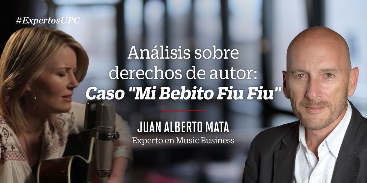 UPCedu's tweet photo. Sabemos que el tema de #TitoSilva, “#MiBebitoFiuFiu", ya no está en plataformas por haber recibido una reclamación o por ser considerado infractor de derechos de terceros. El experto en Music Business y docente, Juan Alberto Mata, explica las razones.👇 (1/10) #ExpertosUPC https://t.co/g27qrDUaGv
