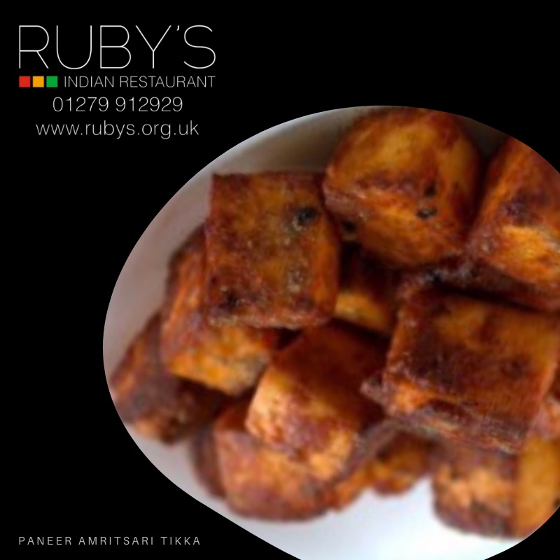 RubysIndian's tweet image. Paneer Amritsari Tikka. Homemade Indian cheese marinated in tandoori spices and cooked in our clay oven. 😋🥘🍛
rubys.org.uk

#PaneerAmritsari #curryuk #rubysrestaurant #essexcurry #authenticcurry #tasty #indian #currynight #bishopsstortford