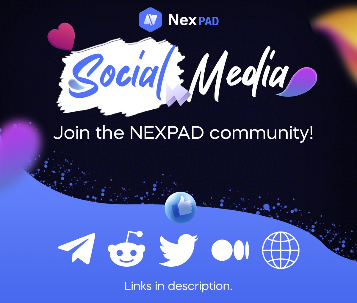 Nexpad_io's tweet photo. 📢Don't forget to follow us for the latest news and other big announcements.

🌐Join our community.
Telegram Channel : https://t.co/kr0LYL3vJN
Medium : https://t.co/UXgcdKVEIN
Reddit : https://t.co/X68v9AbNIO
Website : https://t.co/kjP4kAdsBE
Twitter : @Nexpad_io https://t.co/ruzzMKN7vg