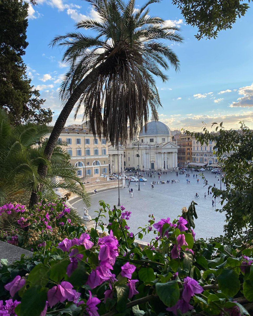 ポポロ広場を眺める場所から😉 @italia @visit_lazio @Turismoromaweb Thanks to 😘📸 https://t.co/sOimypmeLJ