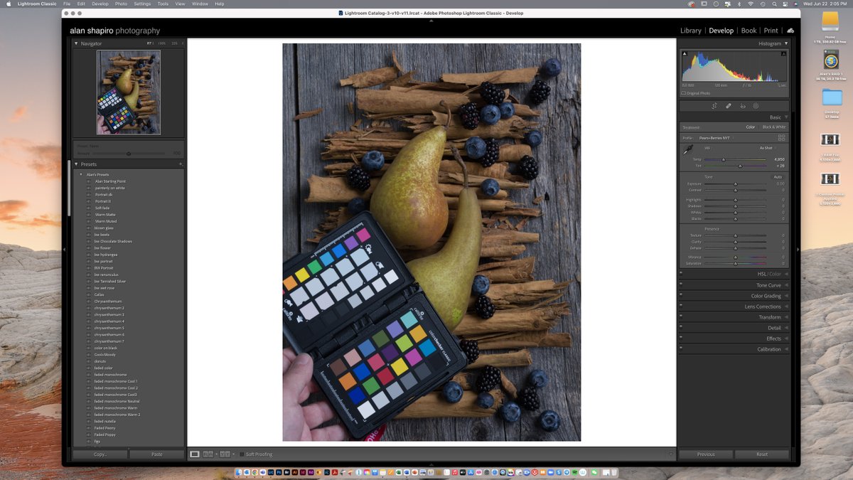 calibritecolor's tweet photo. Using a #ColorChecker target can speed up your workflow to get you to the fun part of editing faster, like this example from #Calibrite Ambassador @alansphotos
1: The RAW File
2: Custom Profile Applied
3: White Balance Adjustment
4: Creative Post Processing (the fun part) https://t.co/1XXxVcProz
