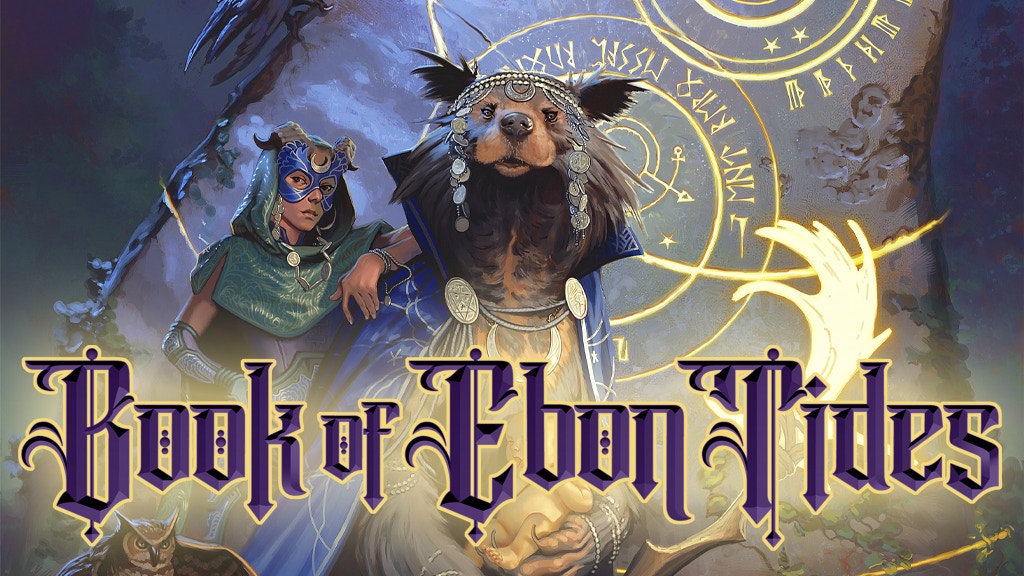 KoboldPress's tweet photo. Book of Ebon Tides🔮 is now available for pre-order!

Here the shadow fey hold court, reveling in their frivolities and intrigues, while the darakhul hunt the unwary.

#BoET is more than a setting book with playable races, magic, items, and more!

🛒: https://t.co/Z2U1ClyOzR https://t.co/pf74N2UAL8