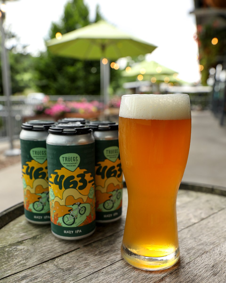 TroegsBeer's tweet photo. Gear up with Scratch #463 Hazy IPA's notes of mixed berry, pine &amp; citrus. We brewed this for Susquehanna Area #MountainBiking Association, which is working to build 30mi. of new trails. Only at #Troegs, it's a perfect post-ride companion! https://t.co/3GGxvlTvAO #ScratchBeer https://t.co/zeTioIBxxA
