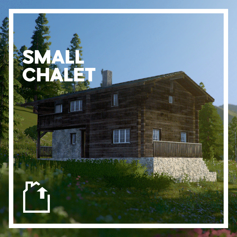 liedsee's tweet image. New asset for #CitiesSkylines : Small Chalet 1x2 LV2 
patreon.com/posts/small-ch…