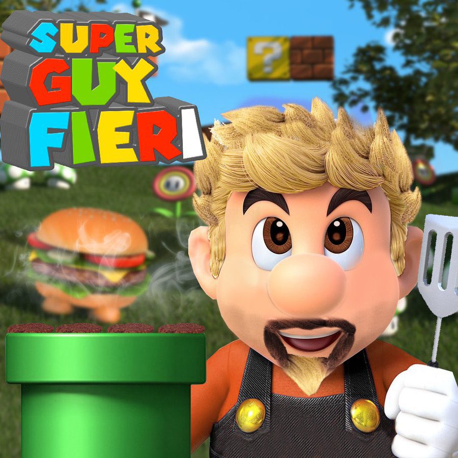 It’s a me, Guy Fieri #NationalVideoGameDay