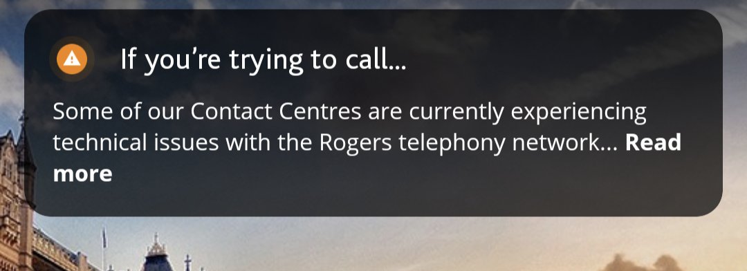2ndHappyPanda's tweet photo. Just a thought, do you think @AirCanada sponsored this whole @Rogers outage? 🤔
#hottake #rogersoutage #canadianstruggles https://t.co/GG71MWfiE5