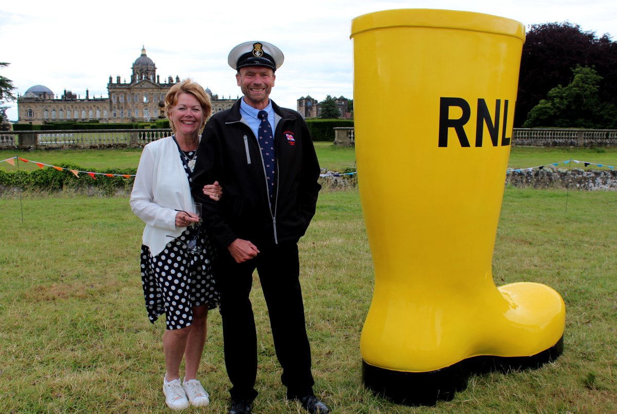 RNLI Bridlington long serving volunteers thanked at Castle Howard.