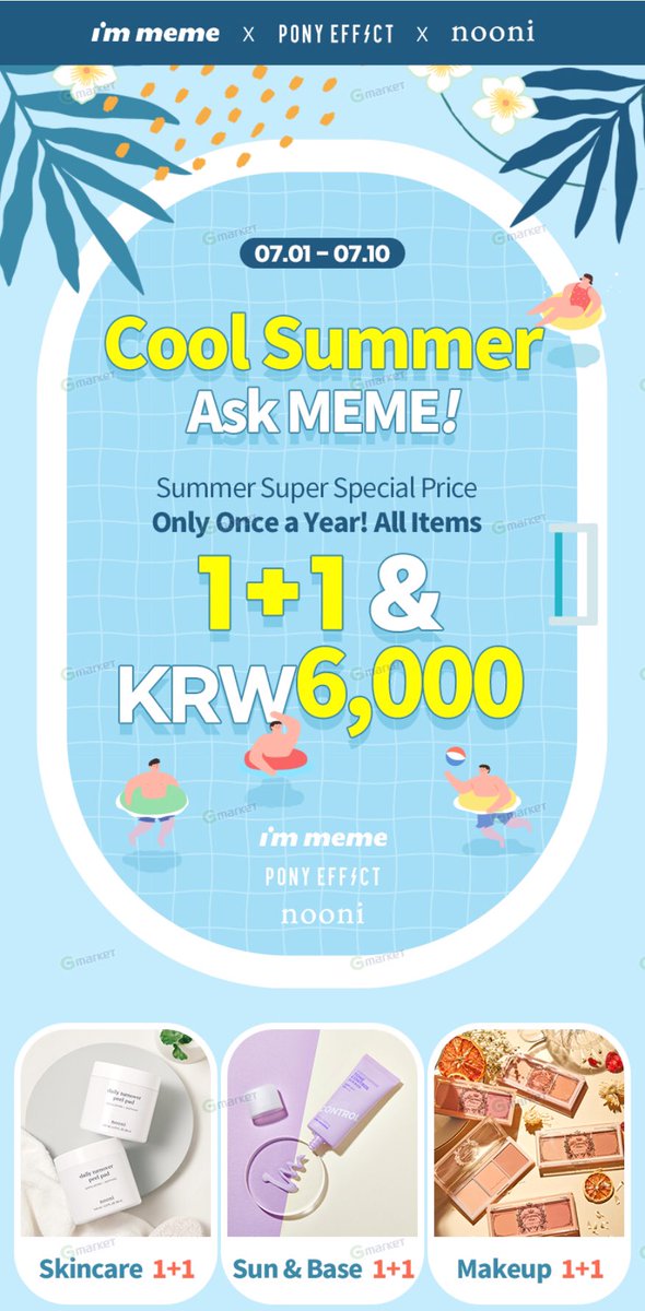 noonatzu's tweet image. [ponyeffect] i`m meme
 Cool Summer All Items 1+1

1+1ไม่ขายแยก ราคาในภาพ
ค่าส่ง40/60
ปิด10/7 6โมงเย็น
สั่งทางdm

เพิ่มเติม
 gmkt.kr/gBspyFo&amp;amp;200004…