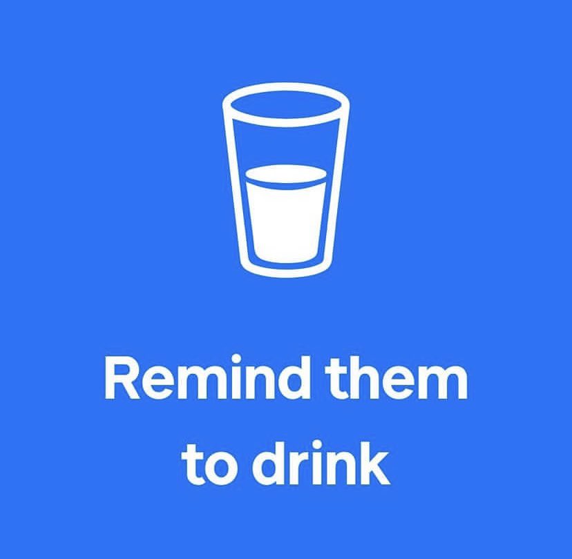 DementiaTeam's tweet photo. Today we took our lovely patients to the dementia garden to enjoy some much needed fresh air and sunshine ☀️ 
Here’s a few tips from @alzheimerssoc on how to keep people living with dementia safe in this hot heat! 🌞👒🧊 https://t.co/T47sECKRQc