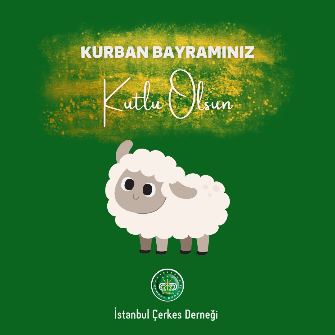 istanbulcerkes's tweet photo. Mübarek Kurban Bayramınızı en içten dileklerimizle kutlar;  huzur, bolluk ve refah getirecek nice bayramlar dileriz. İyi Bayramlar... https://t.co/14gmCb8YiF