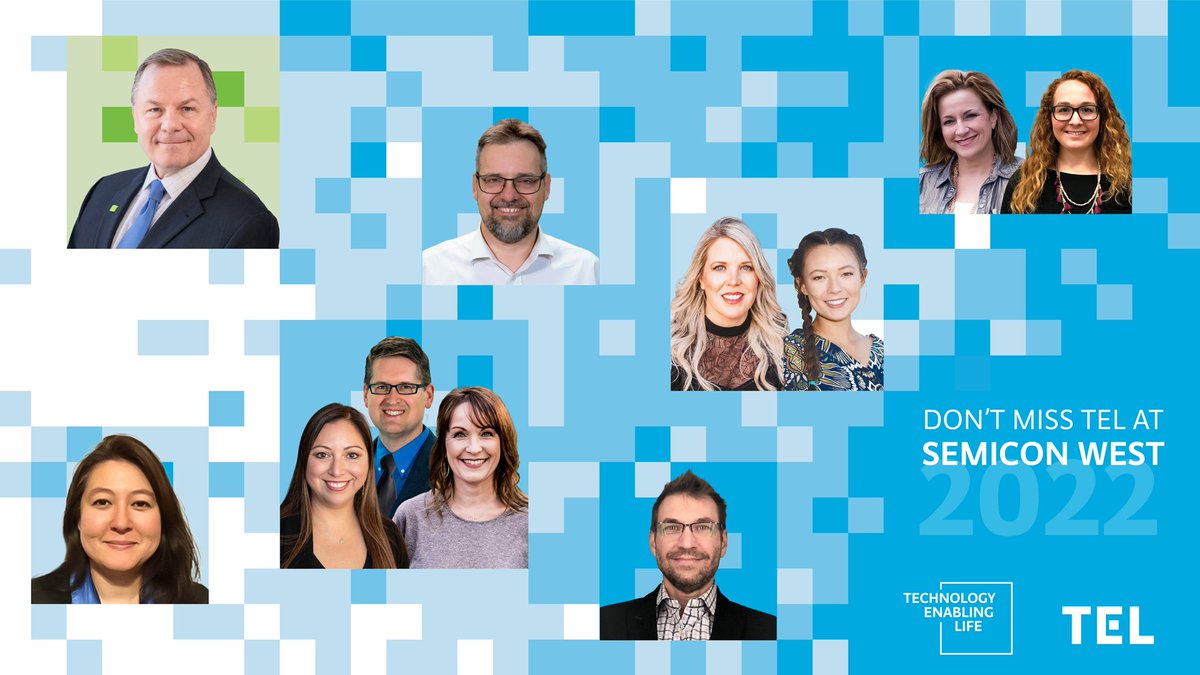 Check out TEL's impressive lineup of speakers at SEMICON West 2022! #SEMICONWEST #TEL #TechnologyEnablingLife telmarketing.powerappsportals.com/Semiconwest-Sp…